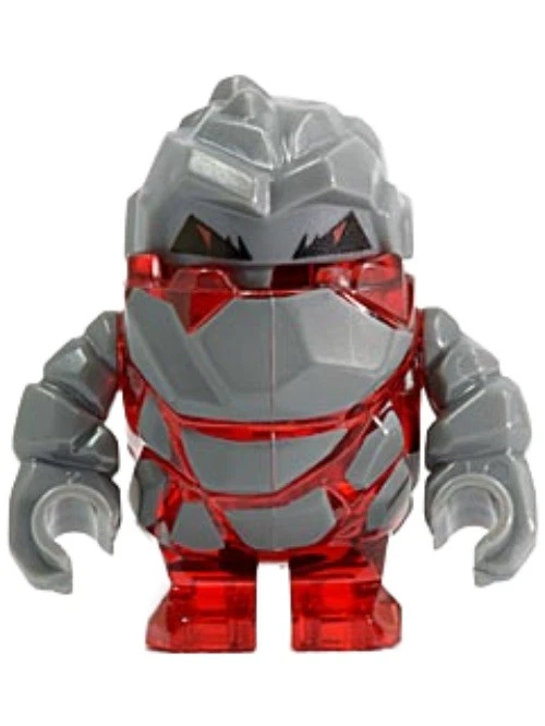 LEGO® Minifig pm003 - Rock Monster - Meltrox (Trans-Red) Power Miner Minifigur - Bild 1 von 1