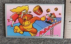 Donkey Kong Famicom Nintendo Near Mint Menko Card Super Mario Bros. Japan