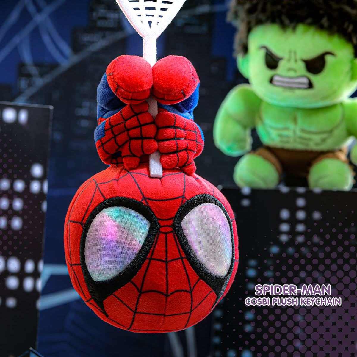 ぬいぐるみ・マスコット Hot Toys Spider-Man Cosbi Plush Keychain Hot Toys Cosbi Spider-Man Brand New Day Plush Keychain Doll