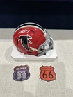 Michael Vick Atlanta Falcons Signed Autographed Throwback Speed Mini Helmet JSA