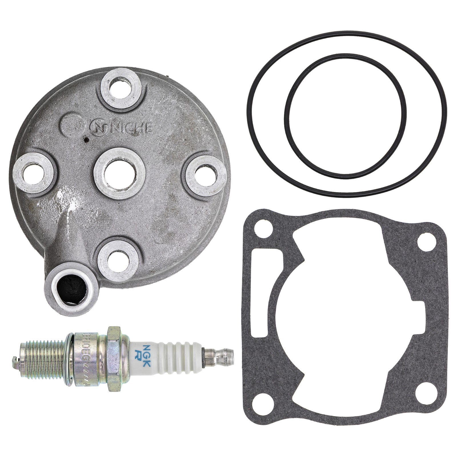 NICHE Cylinder Head Gasket Spark Plug Kit for Yamaha YZ85 5PA-11111-01