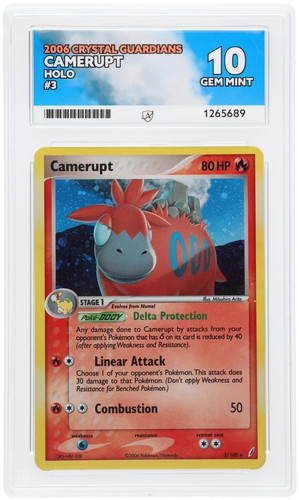 Camerupt graded ACE 10 for sale on eBay