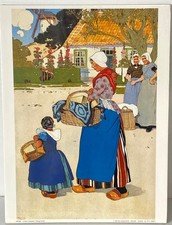 Henri Casssiers Re-Print of “Going Home” 1970 Klyn Prod. Unframed 10"H x 13"W