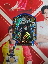 2020 Panini Select Football Die-Cut Blue Power Rookie Marlon Davidson