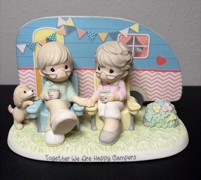 Precious Moments Together We re Happy Campers Porcelain Camping Figurine New #7
