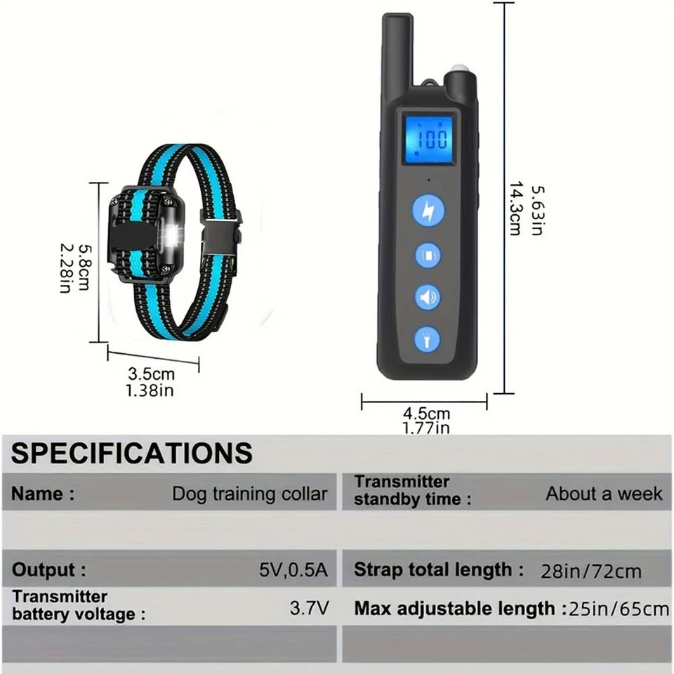 Advanced Remote Dog Training Collar with 4 Modes & 2600FT Range for Dog Training - Image 2 of 4