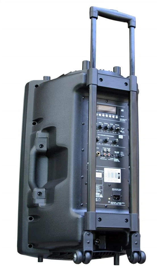 E-Lektron EL38-M MK-III 900W mobile PA Soundanlage Akku-MP3-USB-BT UHF Mikrofone - Bild 3 von 4