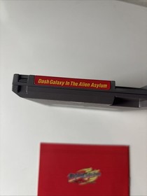 Dash Galaxy In The Alien Asylum Nintendo NES 100% Authentic Video Game & Manual.
