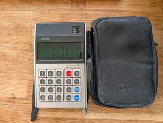 Sharp EL 811 Calculator with Case Tested Working But No Charger See Description