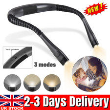 LED Neck Reading Light Book Light USB Rechargeable for Reading in Bed 3colors