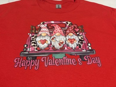 Girls Gnomes Valentines Day t-shirt Adult Small