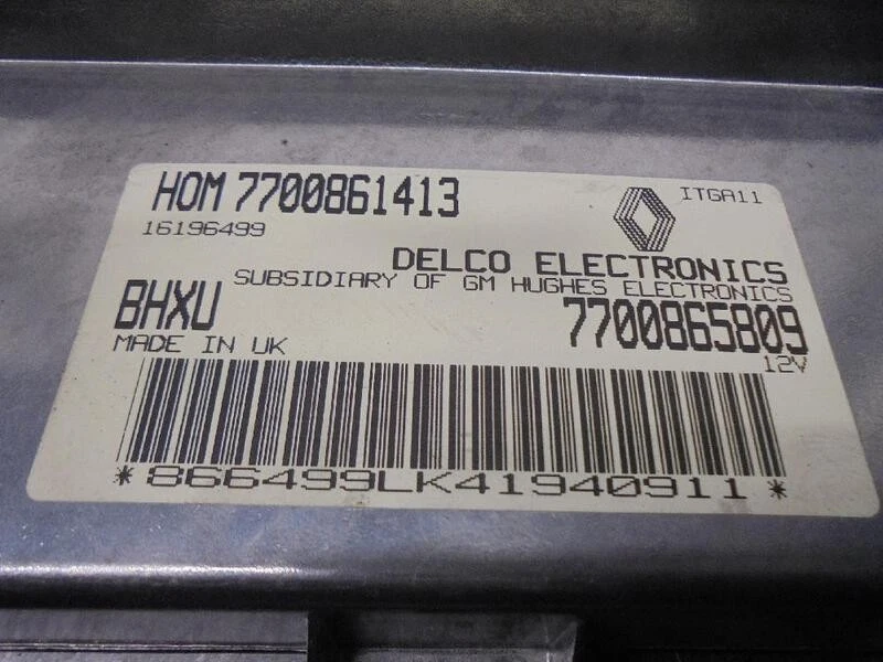 7700861413 centralina motore per RENAULT 19 (B C L53) 1992 4942228 - Immagine 4 di 4