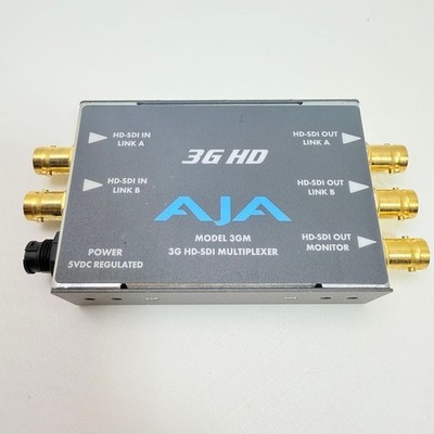 AJA 3GM 3G HD-SDI Multiplexer 1.5G Dual Link 3G Single Link Converter Used