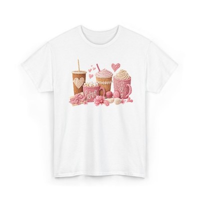 Knit-Look Yarn Coffee Stack Cozy Graphic Tee
