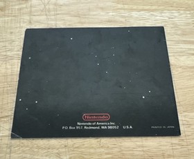 Nintendo Wrecking Crew 5 Screw Black Box Nes Manual Only Clean With No Writing