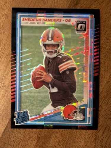 2025 Optic SHEDEUR SANDERS True Black Pandora 12/25 Jersey Number