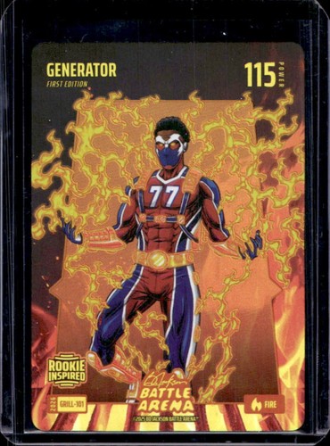 2025 Bo Jackson Battle Arena First Edition Generator Fire #Grill-101