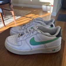 Nike Air Force 1 LV8 1 GS White Aquamarine Green Strike DJ5154-100 Size 6 Y