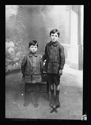 La Mothe S'Heray France Marcel Marie Dupin 1914 1920 Children Portrait