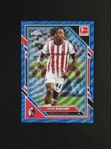 Johan Manzambi 2025 Topps Chrome Johan Manzambi #31 Blue