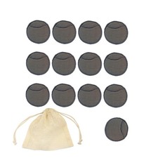 14Pcs Bamboo Fiber Cleaning Pads Reusable Facial Makeup Remover Pads for Women