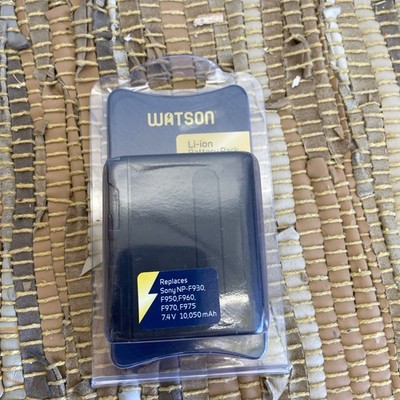 Watson NP-F970 High-Capacity Lithium-Ion Battery Pack (7.4V, 10,050mAh)