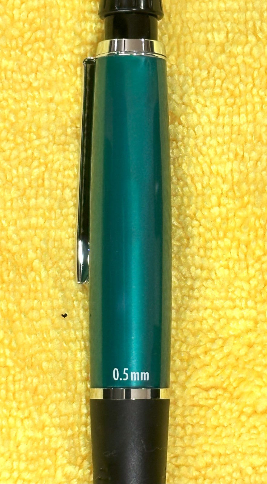 Paper Mate PhD Pencil.5mm Rare Forrest Green & Chrome Trim, New, Exceptional!