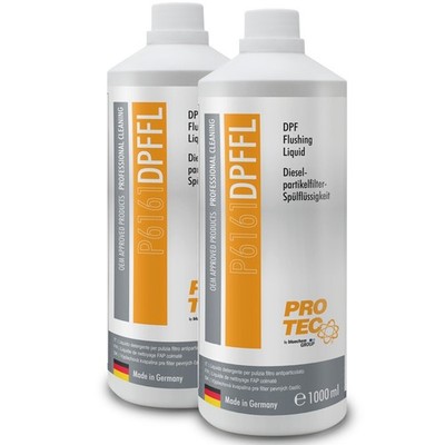 2x Pro-Tec P6161 Dieselpartikelfilter-Spülflüssigkeit - DPF Flushing Liquid  1L