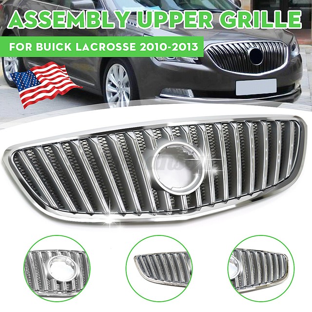 US Front Upper Grill Grille Insert Chrome For Buick LaCrosse 2010 2011