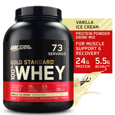 Gold Standard 100% Whey Protein Powder, Double Rich Chocolate, 2 lb, 29 Servings