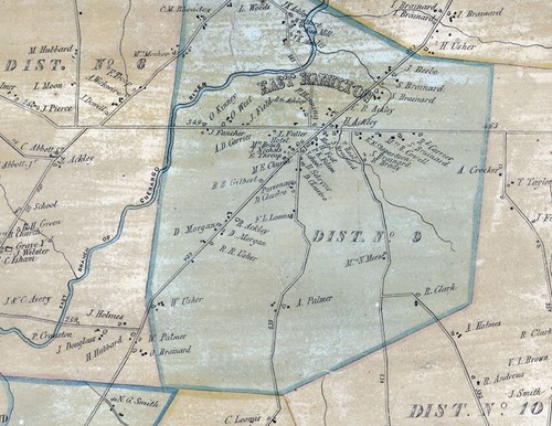 1858 Map of Hamilton Madison County New York - Picture 3 of 4