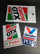 2 Door Decals Push Castrol GTX And Valvoline Oil 1 Castrol Bag