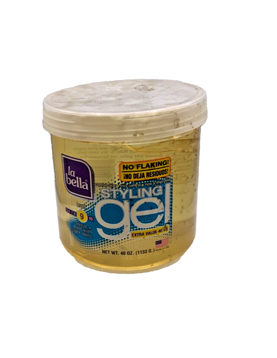 La Bella Styling Gel #9 Freeze Hold With Shine, No Flaking 40oz | eBay