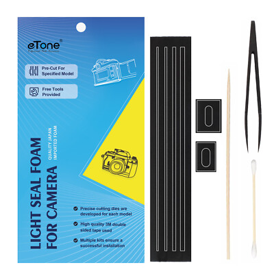 Film Camera Backdoor String Type Light Seal Foam Film Check Window Sponge Kits