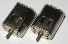 2 X Slot Car Motor - Mabuchi FM-13 Motor - 1.5 VDC - Hobby Mini Motor - 8000 RPM