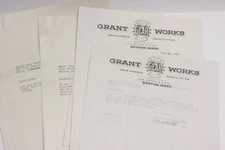 1927 Lamson Goodnow Grant Gear Works Wheels Boston MA Letter Ephemera L44E