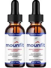 (2 Pack) Mounfit Drops Healthy Formula – Moun fit Liquid All Natural Healthy...