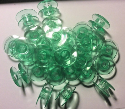 20 Green Bobbin That Fit White Sewing Machines Models 5823 5839 7700