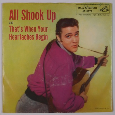 ELVIS PRESLEY: All Shook Up RCA 47-6870 45 w/ PS Super HEAR | eBay
