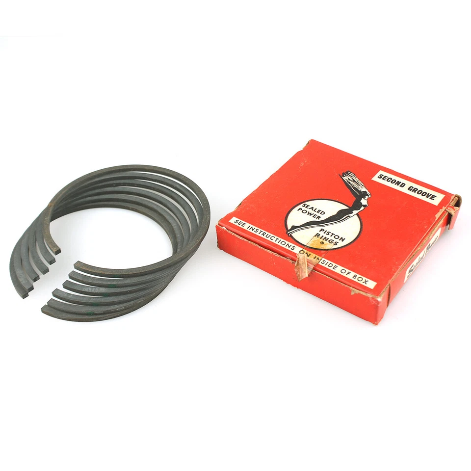 Fits For GMC Truck Vintage Set Piston Ring 0.40 6 Cylinder NOS Sealed Power  - Image 3 of 4