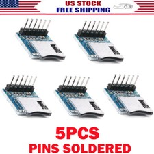5X TF Micro SD Card Module Mini Soldered Memory Modules For Arduino ARM AVR NEW