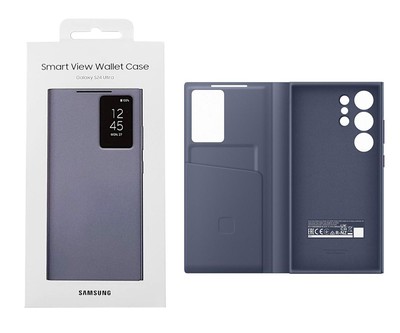 Samsung Galaxy S24 Ultra Smart View Wallet Case (Violet), EF-ZS928CVEGWW