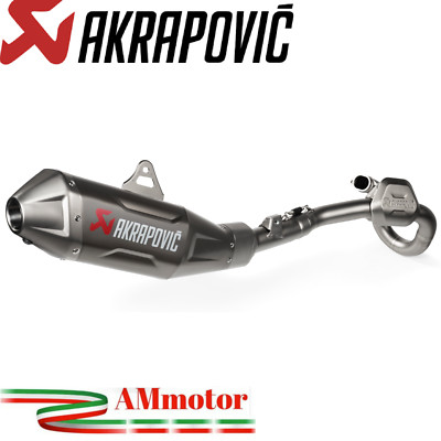 Complete Exhaust Akrapovic Honda Crf 450 RX 2022 Motorcycle Evolution Titanium