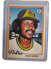 Oscar Gamble - 1978 Topps #390 - San Diego Padres Baseball Card~