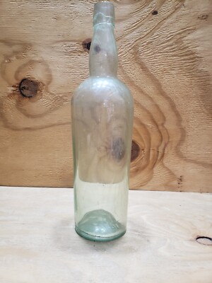 Antique KBC, KBG? 10269 Aqua bottle- read description controversy 1857-1937