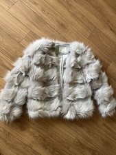 Womens (vera & Lucy) Faux Fur Jacket Size S (8)
