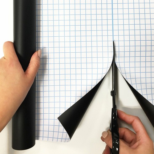 Chalkboard Contact Paper 9 foot roll (108 inches) + (5) Color Chalk Included - Picture 2 of 3