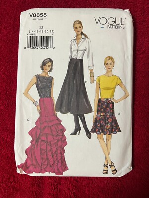 Vogue Patterns ~ All Patterns are Size 14-22 * ~ * ~ * ~ * ~ * Listing 1414