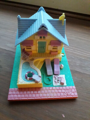 Bluebird Polly Pocket 1993 Sommerhaus - ohne Figuren