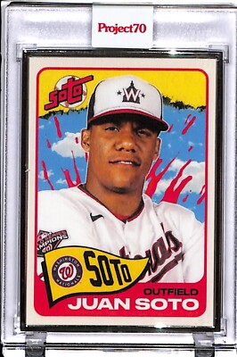 2021 TOPPS PROJECT 70 #161 JUAN SOTO by TYSON BECK - P70 AP SILVER FRAME 09/51